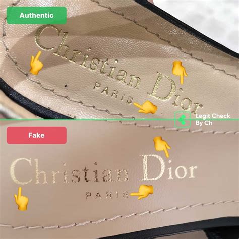 christian dior replica vs real|genuine dior logo.